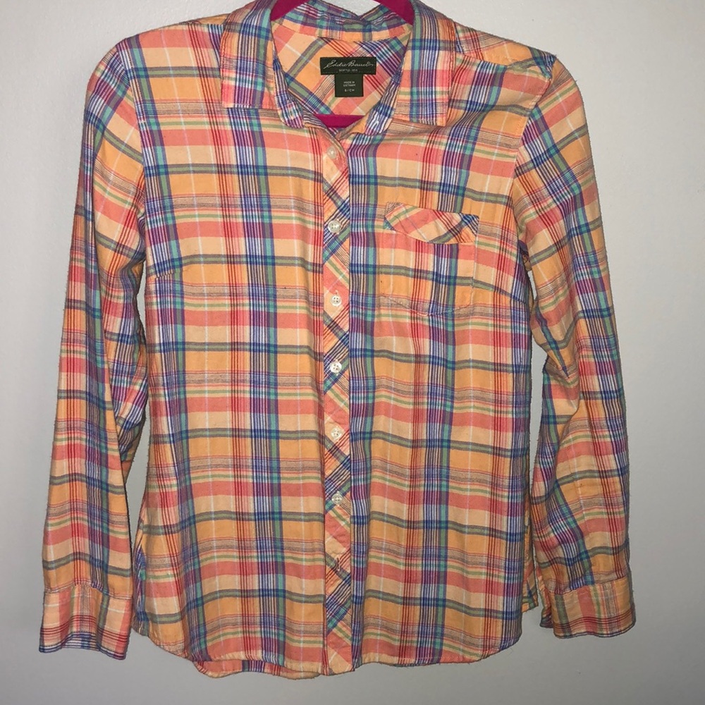 Peach flannel small